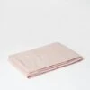 Organic Cotton Ticking Stripe Fitted Sheet | Ecru/Rose -Falke Store 64TTJ ecruantiquerose