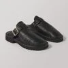 Fracap Leather Mules | Black 1 Fracap Leather Mules | Black -Falke Store ABOTW11 black 0