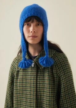 Tassel Knit Hat | Mineral Blue -Falke Store AHATW10 3