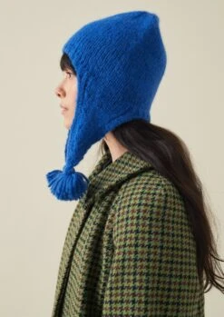 Tassel Knit Hat | Mineral Blue -Falke Store AHATW10 4