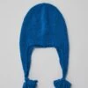 Tassel Knit Hat | Mineral Blue -Falke Store AHATW10 mineralblue 0
