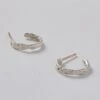 Emily Nixon Urchin Hoop Earrings | Silver -Falke Store AJETS06 silver