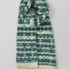 Diamond Jacquard Wool Scarf | Green Multi -Falke Store ASCTW05 mulitgreen 0