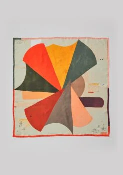 Fabio Almeida Silk Scarf | Damson Berry