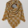 Mongolian Yak Wool Shawl | Ochre -Falke Store ASCTW20 ochre 0