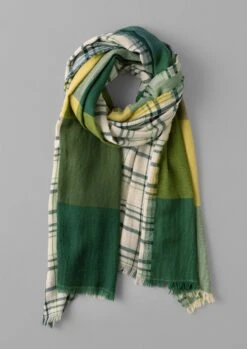 Cabin Check Scarf | Green/Multi