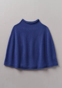 Fine Wool Cashmere Poncho | Billberry