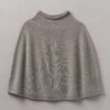 Fine Wool Cashmere Poncho | Granite -Falke Store ASCUS13 granite 0