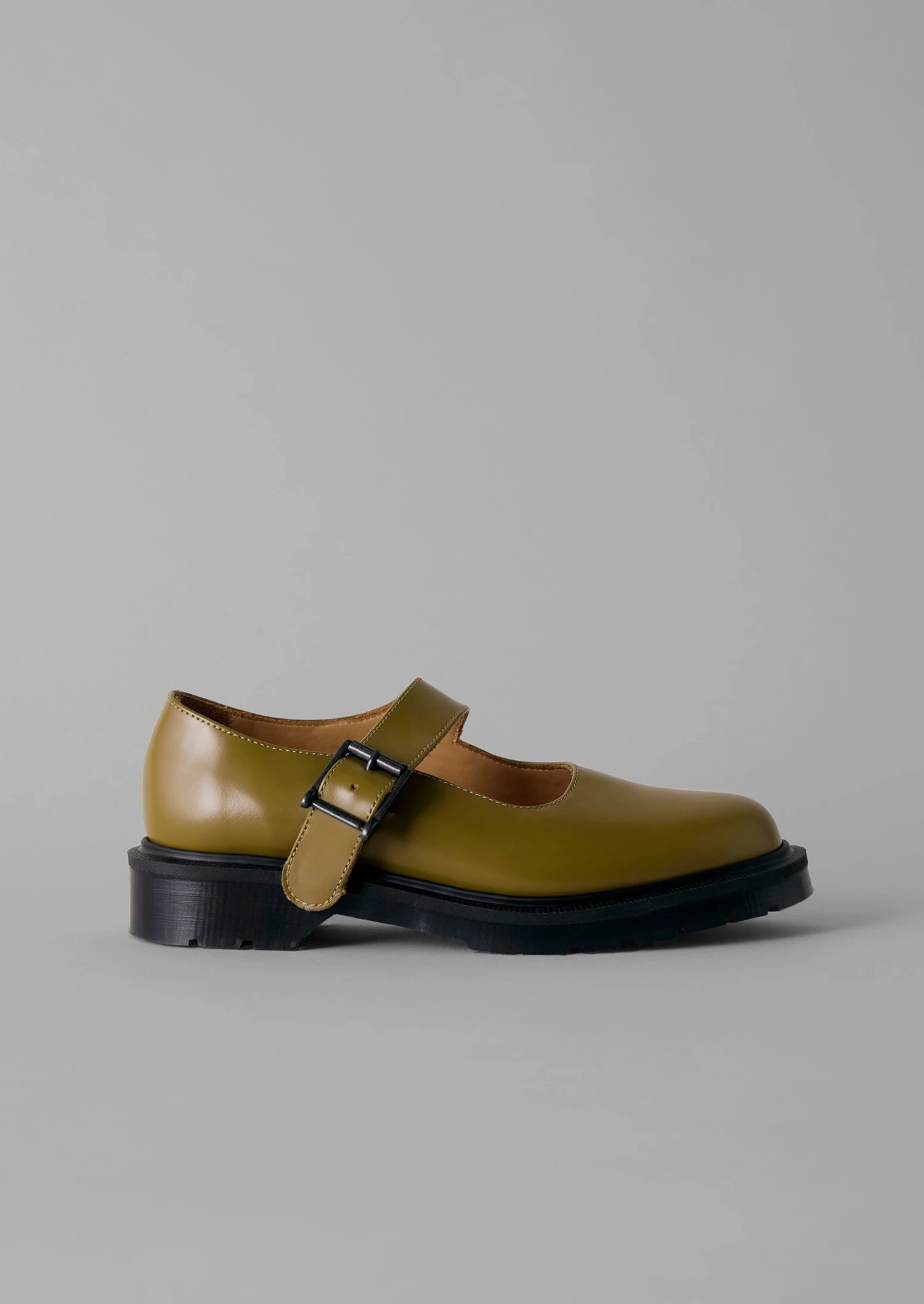 Solovair Mary Jane Shoes | Olive Oil 4 Solovair Mary Jane Shoes | Olive Oil - Image 2