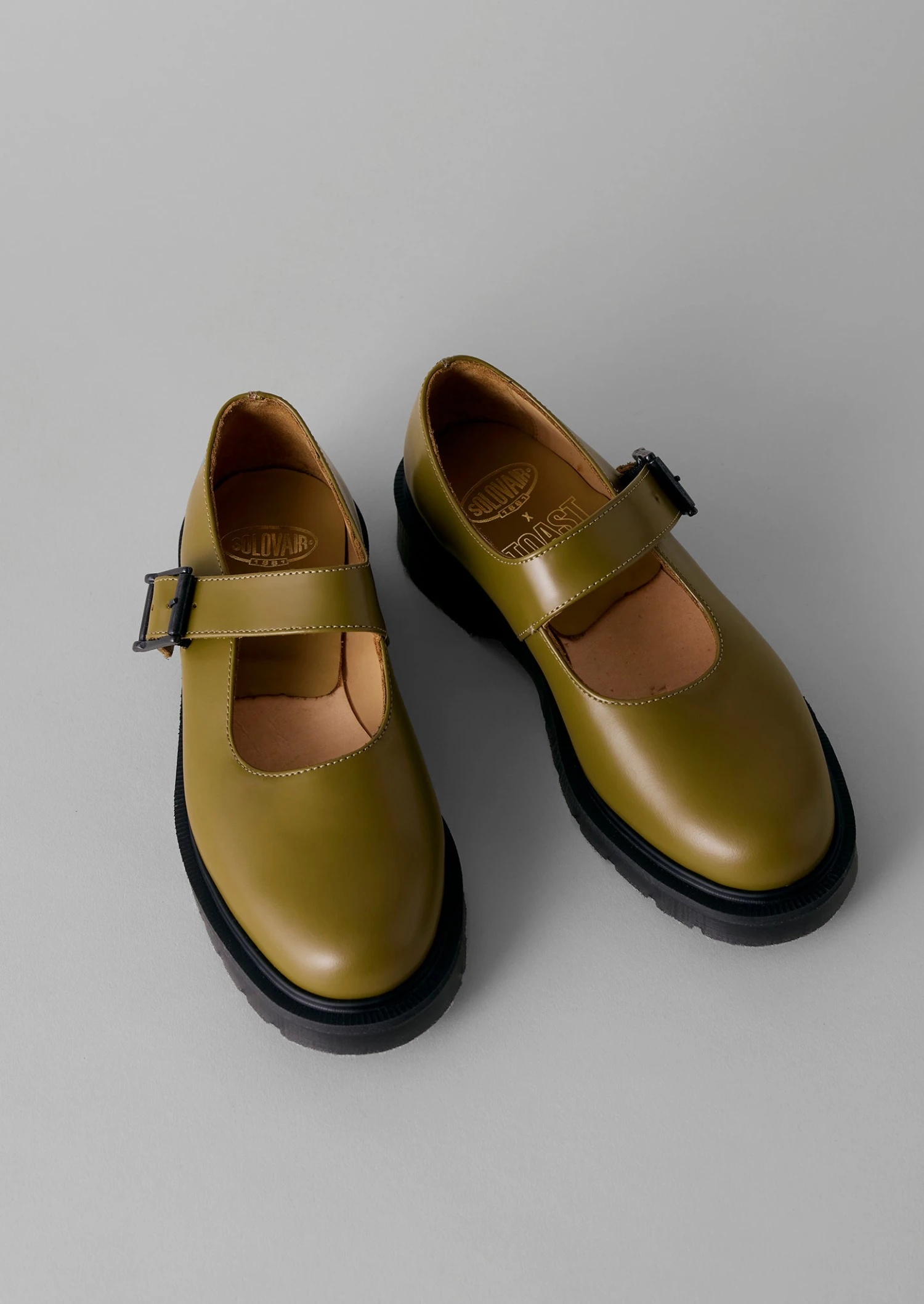 Solovair Mary Jane Shoes | Olive Oil 3 Solovair Mary Jane Shoes | Olive Oil