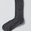 Nishiguchi Kutsushita Hemp Cotton Socks | Black -Falke Store ASOTW09 black 0