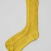 Nishiguchi Kutsushita Hemp Cotton Socks | Yellow -Falke Store ASOTW09 yellow 0
