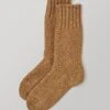 Nishiguchi Kutsushita Textured Boot Socks | Mustard -Falke Store ASOTW13 mustard 0