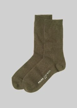 Falke Cosy Wool Socks | Artichoke
