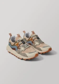 Flower Mountain Yamano Kaiso Trainers | Beige Blue Multi