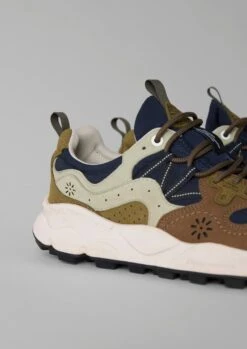 Flower Mountain Yamano Kaiso Trainers | Navy/Sage -Falke Store ATPUS02 7