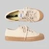 Novesta Star Master Plimsolls | Ecru/Transparent -Falke Store FFLAN EcruTransparent