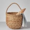 Textured Weave Hogla Picnic Basket | Natural