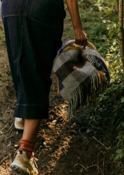 Iris Hantverk Pine Strip Woven Trug | Natural -Falke Store HBSUS03 3