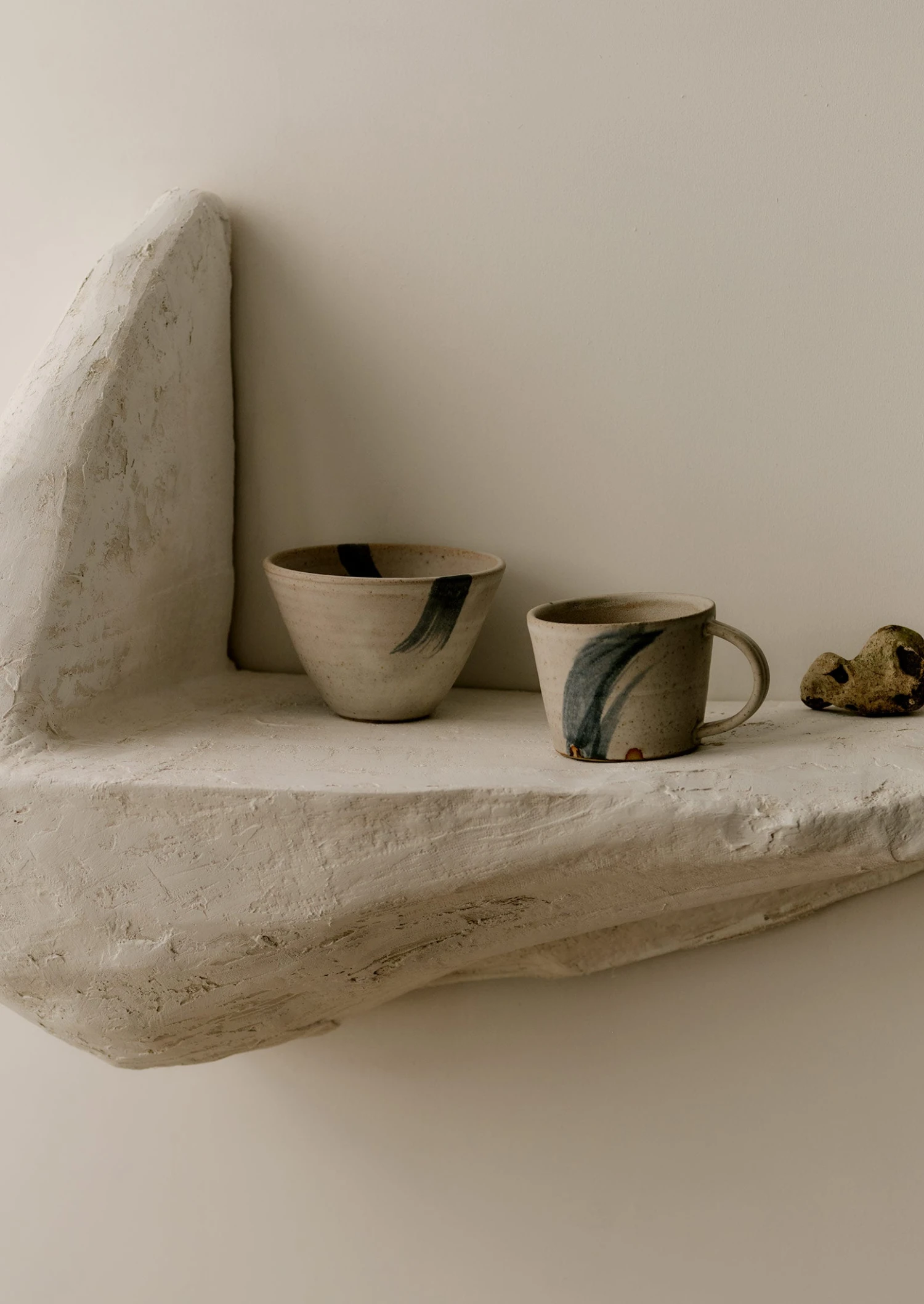 Rachel Gray Wave Bowl | Dolomite/Water Blue 4 Rachel Gray Wave Bowl | Dolomite/Water Blue - Image 2