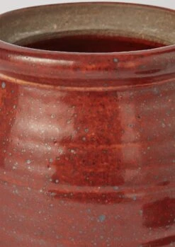 Leach Pottery Honey Jar | Red Shino 7 Leach Pottery Honey Jar | Red Shino -Falke Store HCETW07 2
