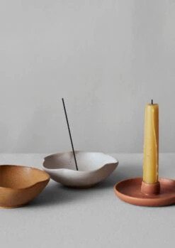 Rebecca Proctor Scalloped Incense Holder | Ochre -Falke Store HCETW19 05