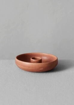 Rebecca Proctor Round Dinner Candle Holder | Shell Pink