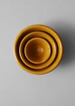 Willow Pottery Nesting Bowls | Terracotta/Ochre -Falke Store HCETW24 01