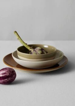 Stoneware Bowl | Khaki 9 Stoneware Bowl | Khaki -Falke Store HCETW36 02