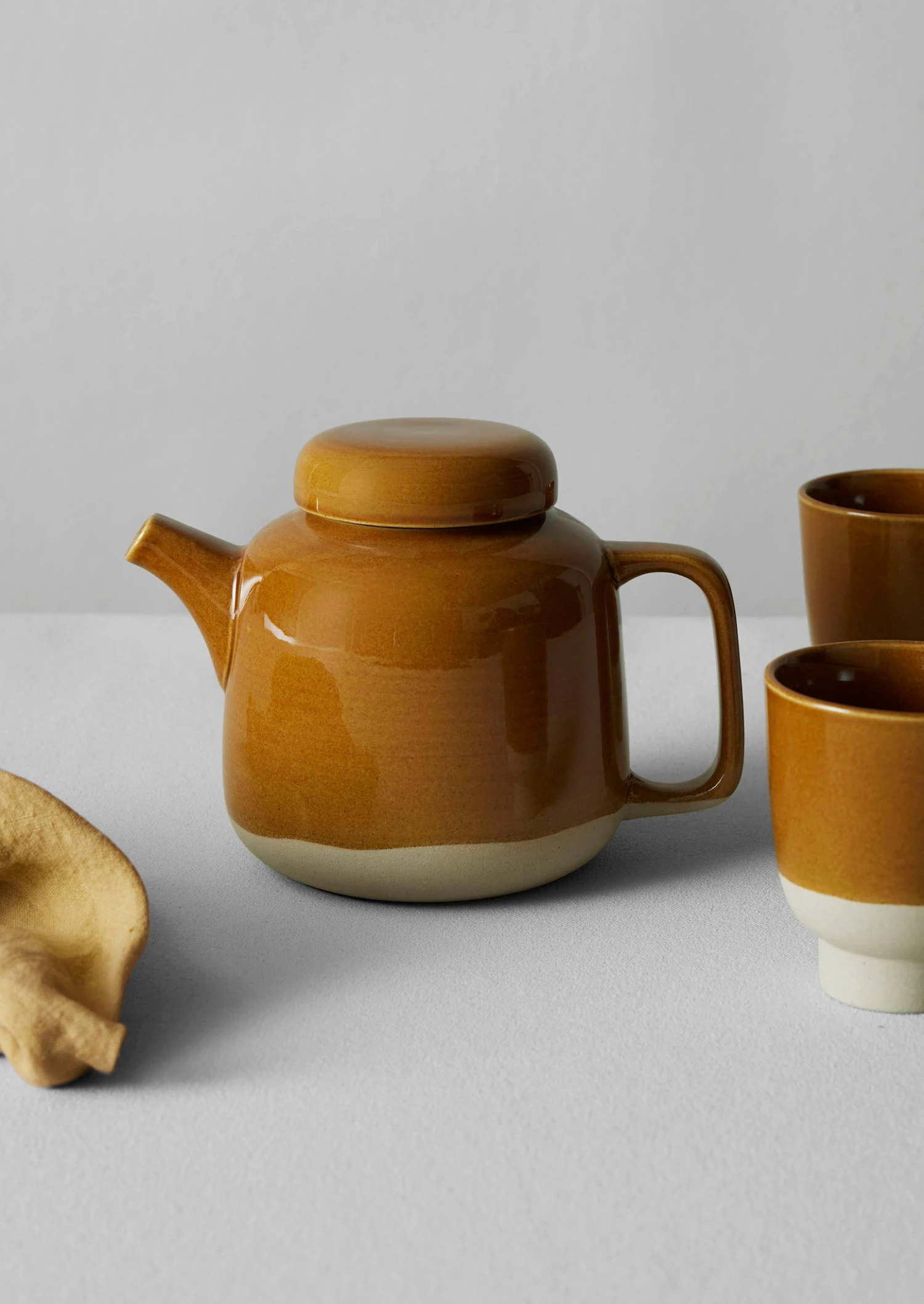Stoneware Teapot | Pumpkin 4 Stoneware Teapot | Pumpkin - Image 2