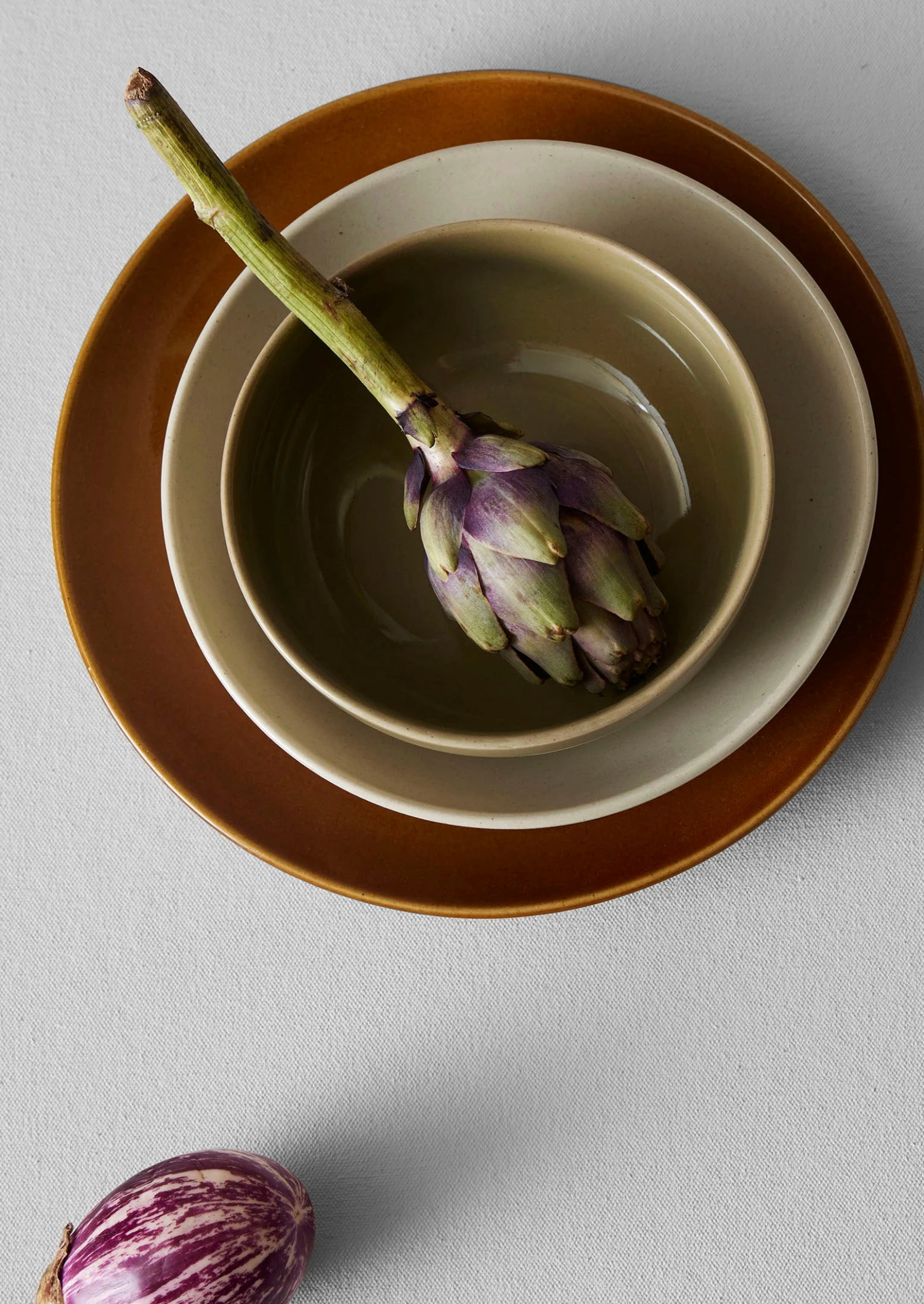 Stoneware Pasta Bowl | Natural 5 Stoneware Pasta Bowl | Natural - Image 3