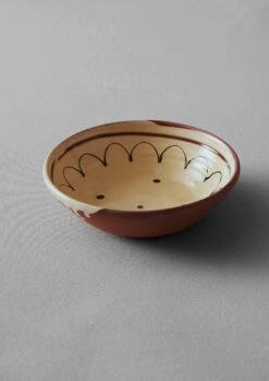 Frances Savage Serving Bowl | Terracotta/Cream -Falke Store HCEUS02 2