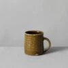 Lily Pearmain Ripple Mug | Ochre -Falke Store HCEUS06 ochre 0