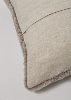 Sheepskin Cushion Cover | Mole/Natural -Falke Store HCURW18 2