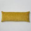 Velvet Bolster Cushion | Pomelo/Natural -Falke Store HCUTW12 pomelonatural 0