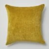 Square Velvet Cushion Cover | Pomelo/Natural -Falke Store HCUTW13 pomelonatural 0