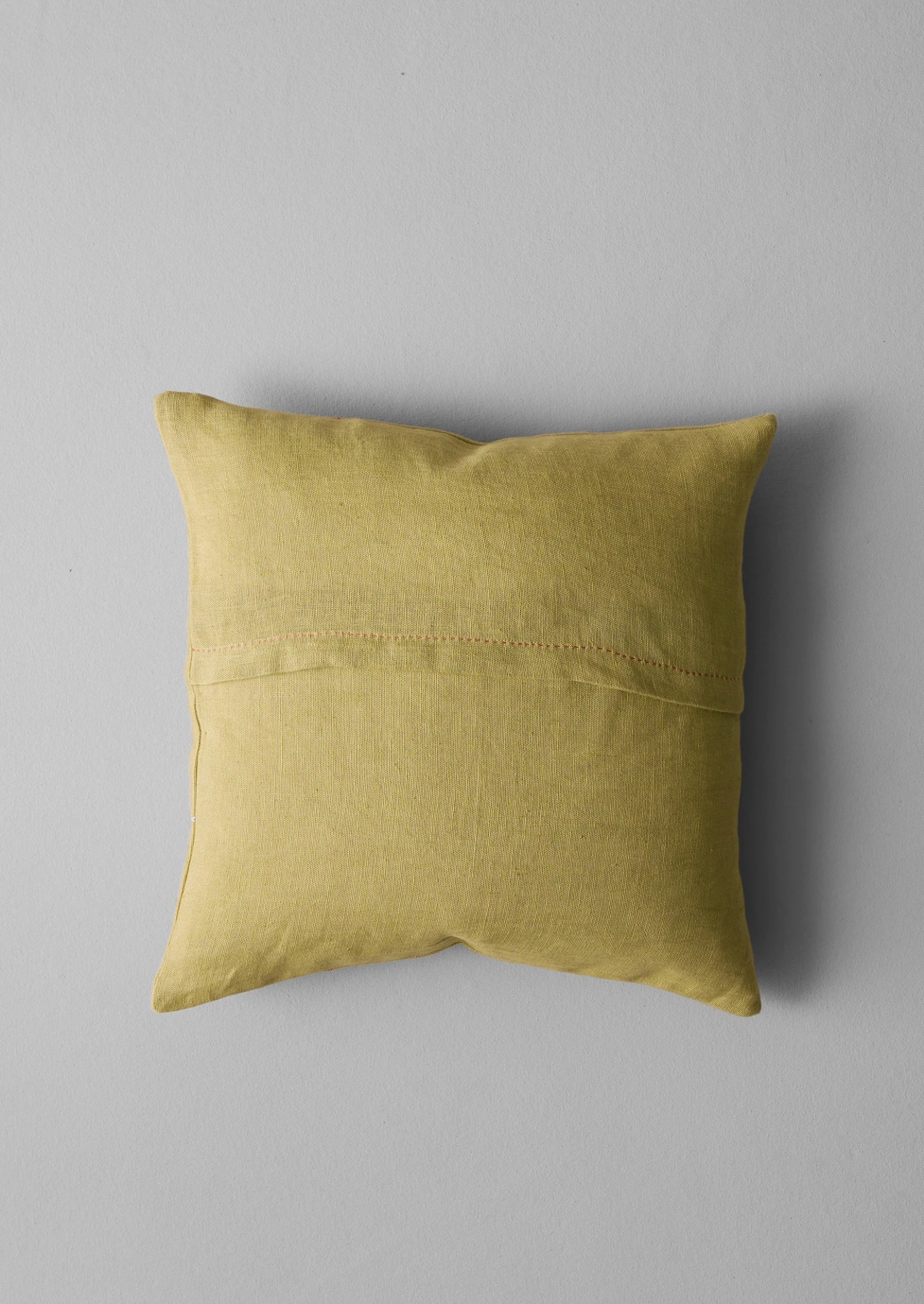 Embroidered Linen Square Cushion Cover | Flax 10 Embroidered Linen Square Cushion Cover | Flax - Image 8