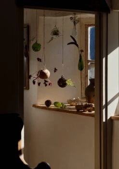 Hanging Boule Glass Vase | Brown -Falke Store HGLSW09 4