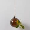 Hanging Boule Glass Vase | Brown -Falke Store HGLSW09 brown