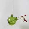 Hanging Boule Glass Vase | Olive