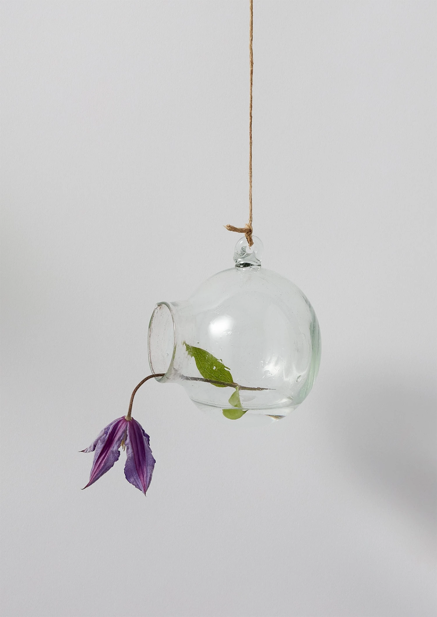 Hanging Boule Glass Vase | Transparent 3 Hanging Boule Glass Vase | Transparent