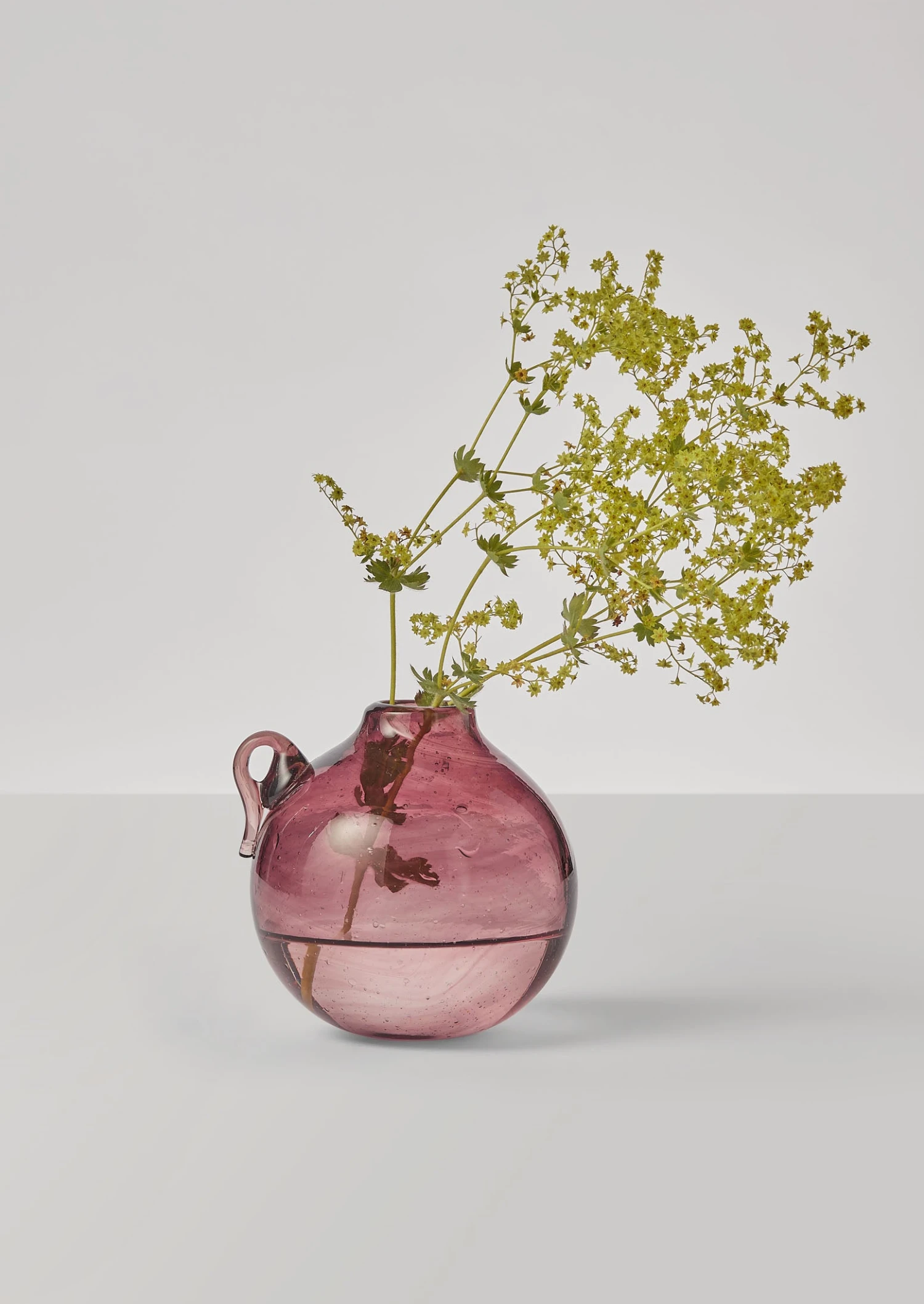Hanging Boule Glass Vase | Framboise 5 Hanging Boule Glass Vase | Framboise - Image 3