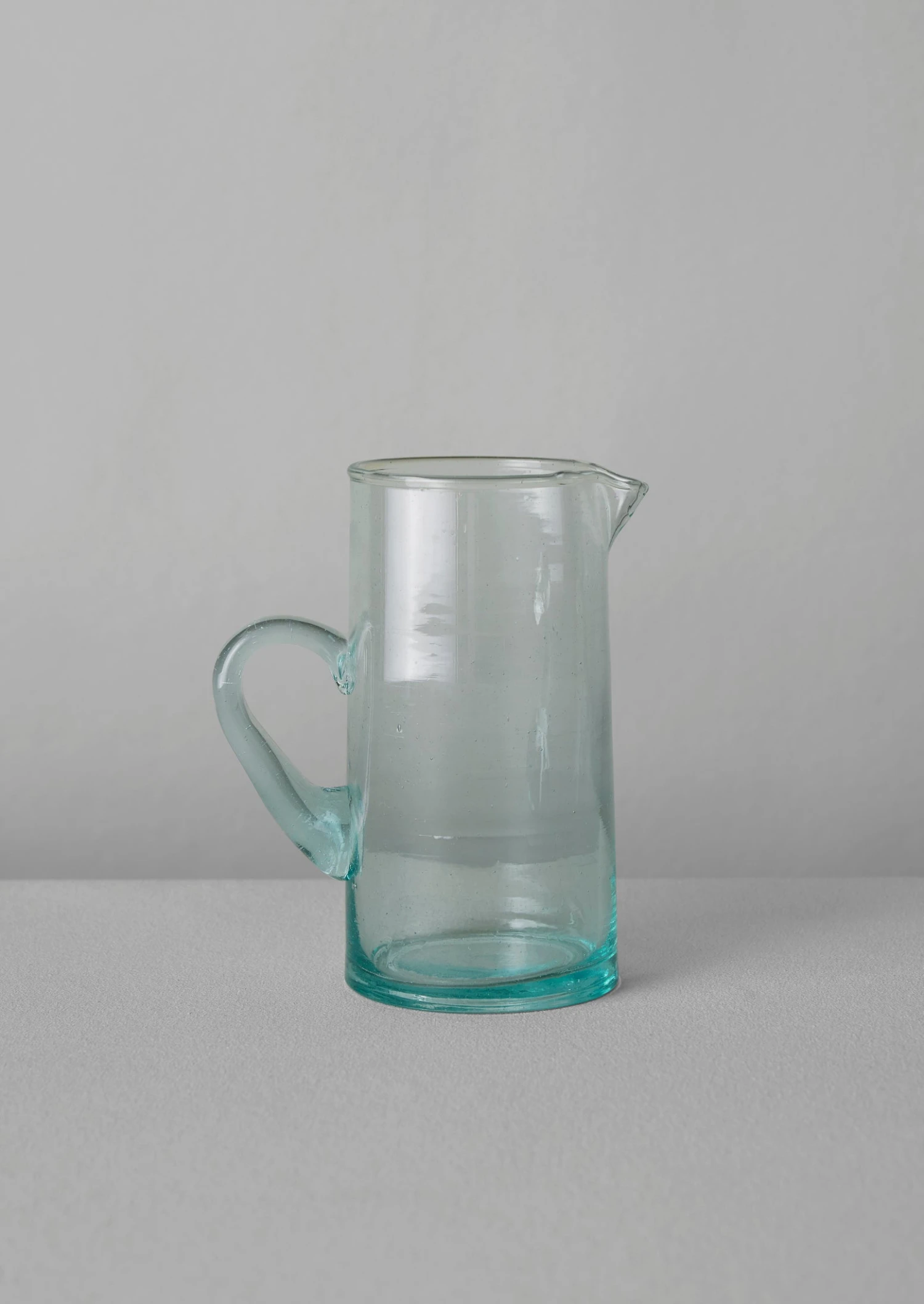 Handled Moroccan Glass Jug | Clear 3 Handled Moroccan Glass Jug | Clear