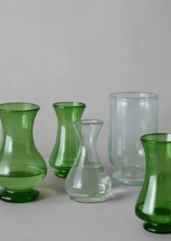 Hand Blown Polonaise Vase | Olive -Falke Store HGLUS12 5