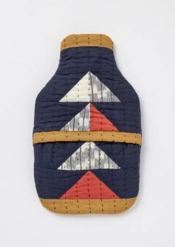 Patchwork Hot Water Bottle Cover | Twilight/Olive -Falke Store HHATS03 2