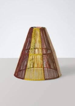 Handmade Medium Iraca Lampshade | Multi