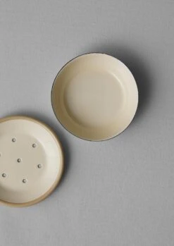 Enamel Soap Dish | Putty/Cream -Falke Store HHAUS11 4