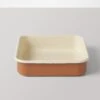 Square Enamel Oven Dish | Cumin/Cream -Falke Store HKITW17 cumincream 0