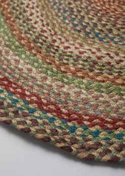 Fiesta Organic Jute Braided Rug | Multi -Falke Store HRGTW02 2