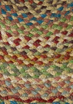 Fiesta Organic Jute Braided Doormat | Multi -Falke Store HRGUS04 multi 3